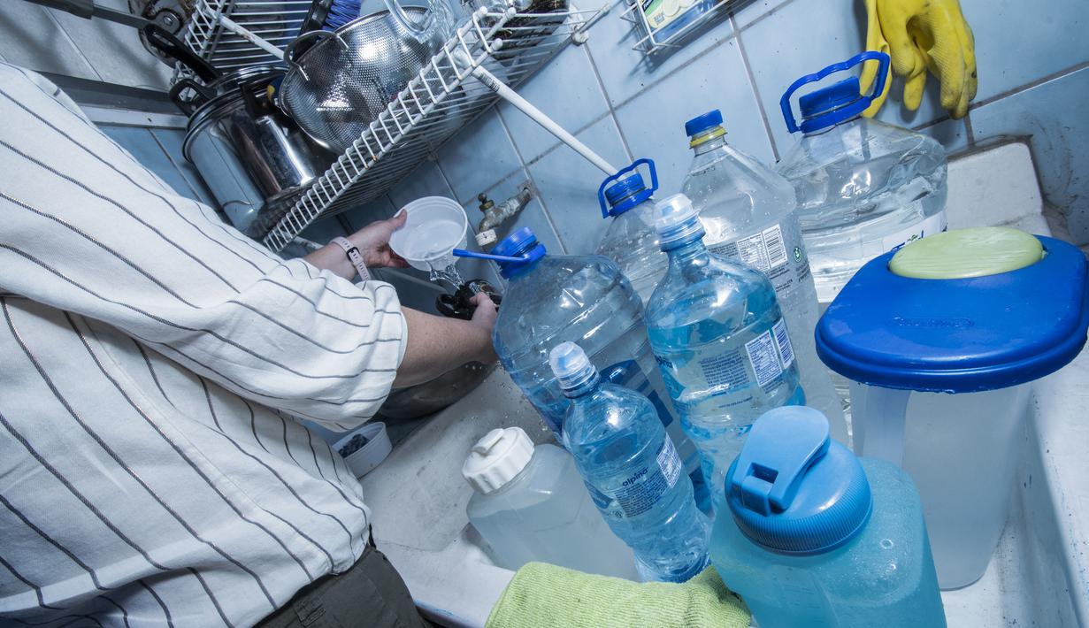 Otoritas Kosta Rika telah menerapkan langkah-langkah penjatahan air di wilayah metropolitan ibu kota, yang memengaruhi lebih dari 275.000 orang. (Ezequiel BECERRA / AFP)