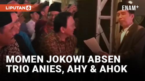 VIDEO: Video Lawas Jokowi Absen Anies, AHY dan Ahok