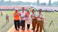 Calon Presiden Anies Baswedan Hadiri kegiatan Kemah Bakti Nusantara (Kembara), dan Apel Siaga Koordinator Saksi PKS se-Jakarta pada Pemilu 2024, di Buperta Cibubur, Sabtu (23/12/2023). (Foto: Istimewa).