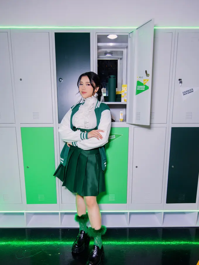 Tiara Andini dan 200 Beauty Enthusiast Se-Asia Belajar Tentang Science Produk-produk Garnier di Green Academy Singapura