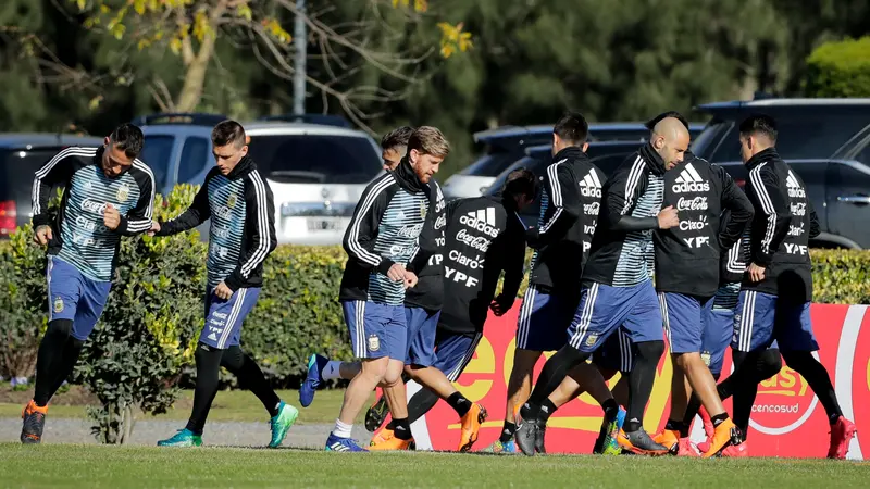 Lionel Messi Mulai Latihan bersama Timnas Argentina