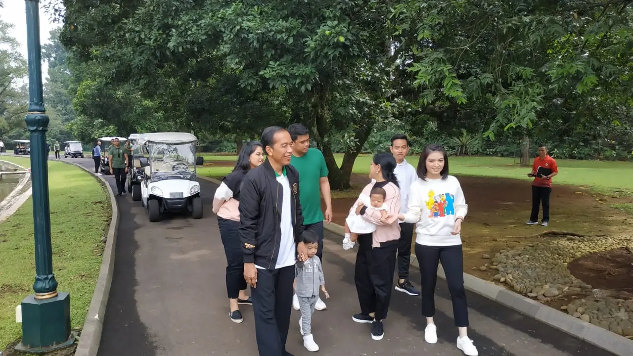Jokowi Kebun Raya Bogor