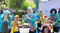 “Membaca dan Bercerita bersama Ibu Negara Iriana Joko Widodo beserta OASE KIM” di Balai Penjaminan Mutu Pendidikan Provinsi Nusa Tenggara Barat (NTB).