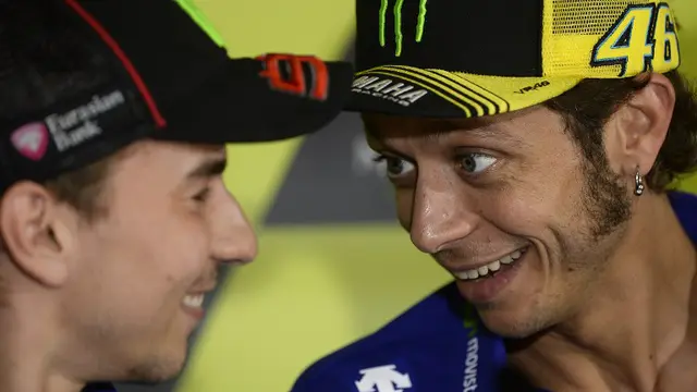 Jorge Lorenzo dan Valentino Rossi
