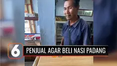 Video seorang penjual agar-agar yang membeli nasi padang dengan uang Rp 5.000 di Garut, Jawa Barat, ramai diperbincangkan di media sosial. Selain mengundang beragam komentar netizen, video itupun mengundang simpatik banyak orang untuk membantu.