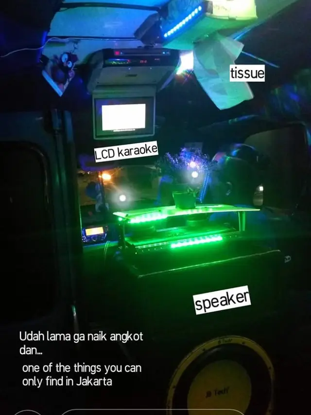 angkot dengan fasilitas keren