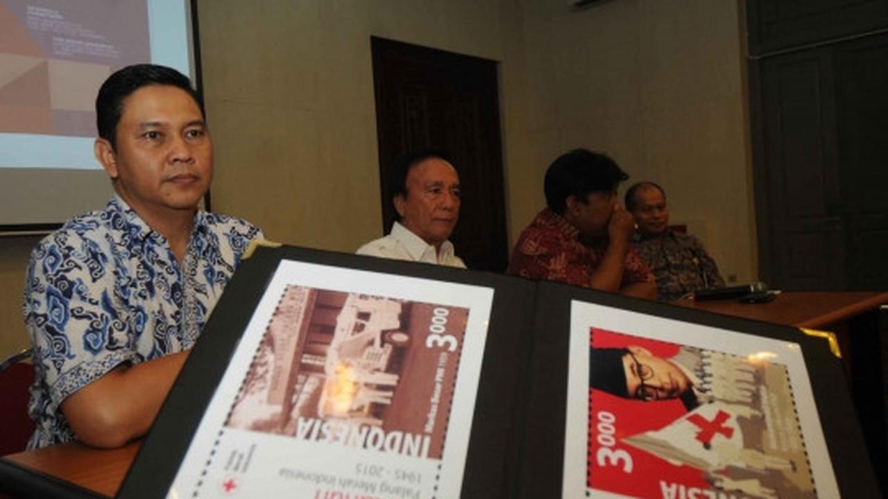 Prangko Bung Hatta semaraki HUT ke-70 PMI