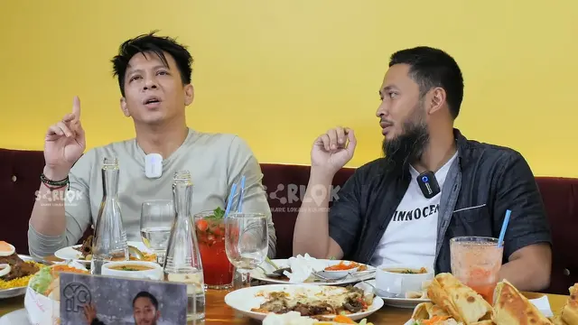 Ariel NOAH dan Uki Kautsar (YouTube SERLOK KULINER)