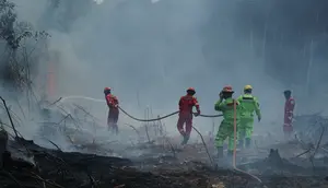 Berau Coal Kerahkan Tim Emergency Response Group Tangani Karhutla