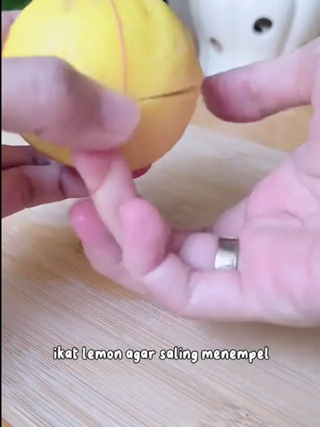 Hanya Pakai 1 Alat, Begini Cara Awetkan Sisa Lemon Supaya Tidak Keriput