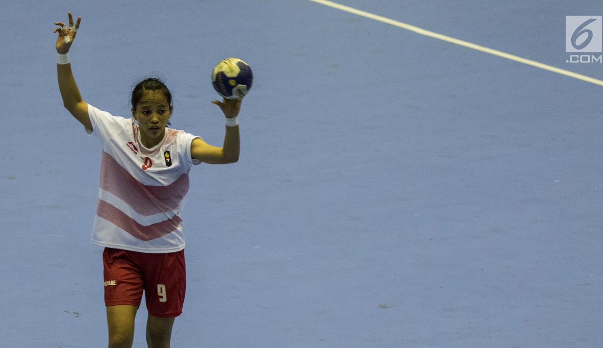 FOTO Timnas Bola Tangan Putri Indonesia Kalahkan Malaysia Asian
