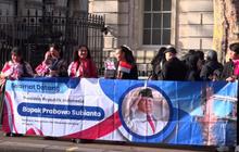 Diaspora Indonesia Antusias Sapa Presiden Prabowo di Downing Street London