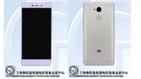 Xiaomi Redmi 4 muncul di laman TENAA (Sumber: GizmoChina)