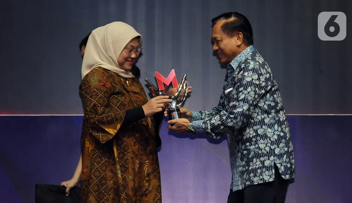Ida Fauziyah mengatakan ada tiga program inovatif Kementerian Ketenagakerjaan yang terus dikembangkan. Program inovatif kemandirian ekonomi, program inovatif bidang pelayanan publik, dan program inovatif pendukung digitalisasi. (Merdeka.com/Imam Buhori)