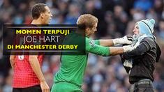 Video kilas balik momen terpuji Joe Hart di Manchester Derby pada 9 Desember 2012.