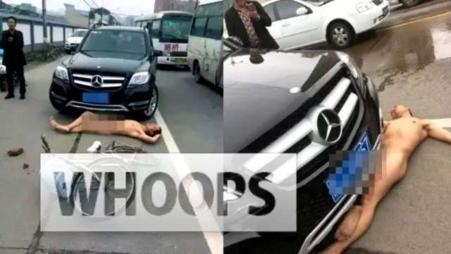 Demi Dapatkan Uang, Pria Ini Rela Telanjang Bulat di Jalan