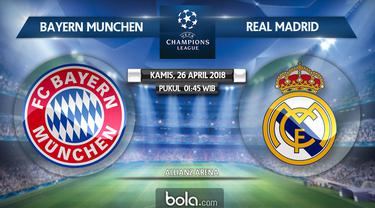 Nonton Live Streaming Liga Champions Sctv Bayern Munchen Vs Real Madrid Dunia Bola Com