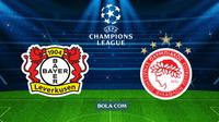 Cover Liga Champions - Bayer Leverkusen vs Olympiakos. (Wiwig Prayugi/Bola.com)