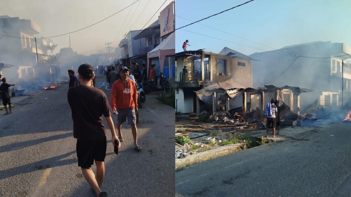 Gempa NTT Bikin Warga Panik, Sejumlah Rumah di Manggarai Terbakar