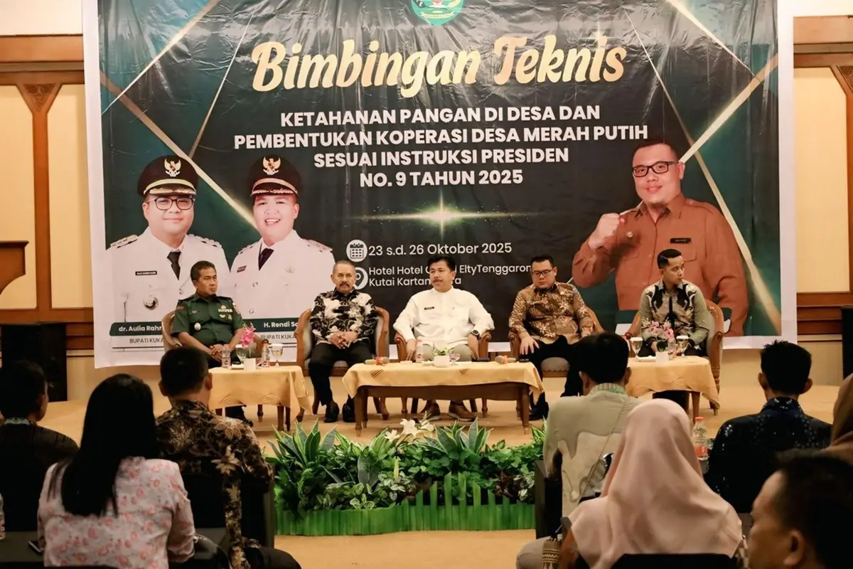 Dorong Kemandirian Desa, Pemkab Kukar Gelar Bimtek Ketahanan Pangan dan Koperasi Merah Putih