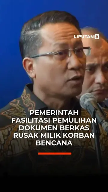 Pemerintah Fasilitasi Pemulihan Dokumen Berkas Rusak Milik Korban Bencana