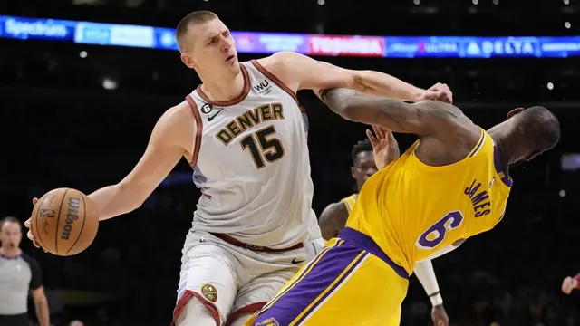 Foto: Ekspresi LeBron James Setelah Gagal Samakan Kedudukan, Denver Nuggets Catatkan Sejarah