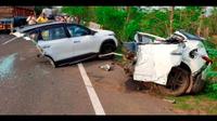 Kecelakaan KIA Seltos (Namastecar via Zing.vn)