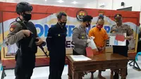 Polisi Kebumen menangkap penjambret yang gagal karena dikejar korban. (Foto: Liputan6.com/Humas Polres Kebumen)