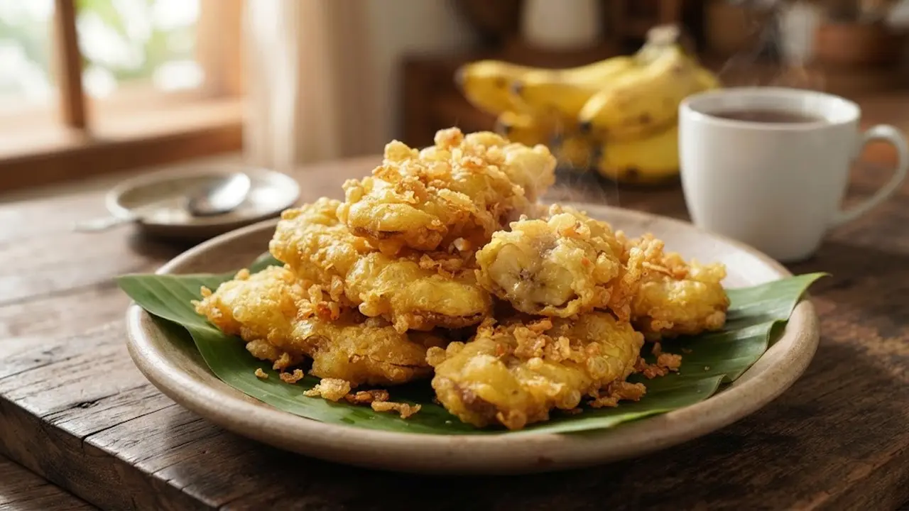 Cara Membuat Pisang Goreng Renyah