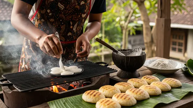 Resep Apem Beras Panggang/Gemini AI