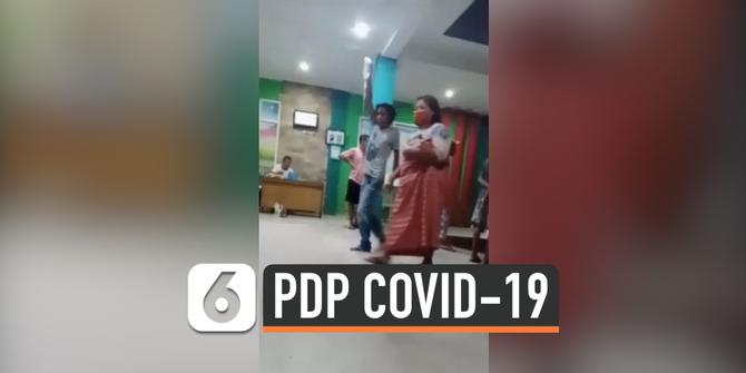 VIDEO: Memaksa Jemput Pasien Covid-19 di RS, Satu Keluarga Jalani Swab