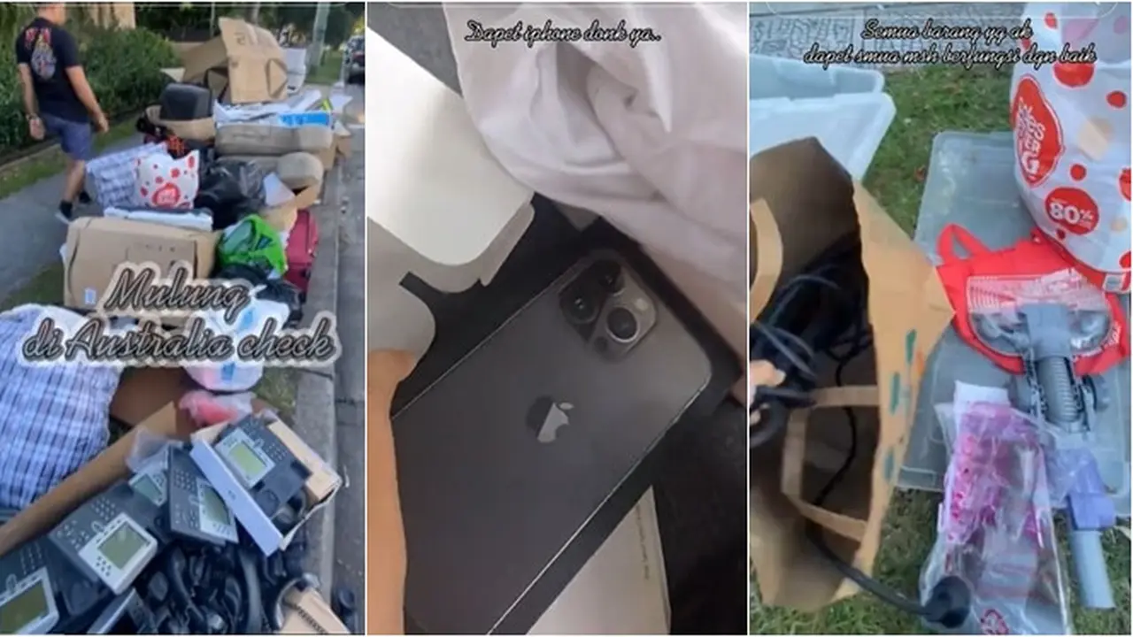 Viral WNI 'Mulung' di Australia Dapat iPhone hingga Macbook Air, Bikin Netizen Iri