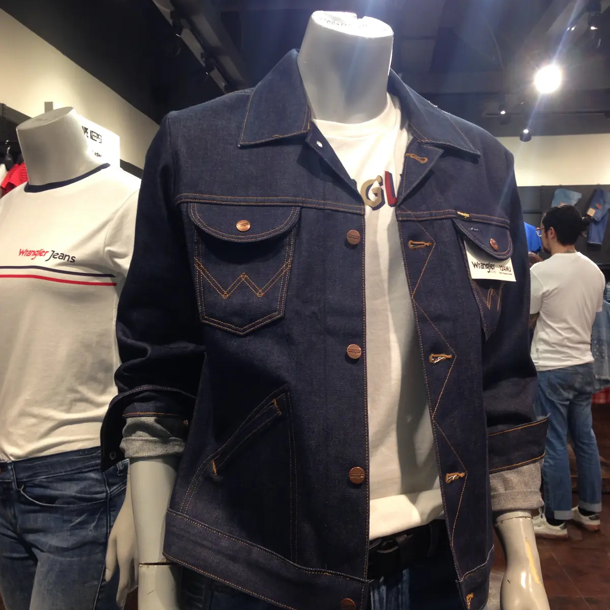 Jaket deals denim wrangler