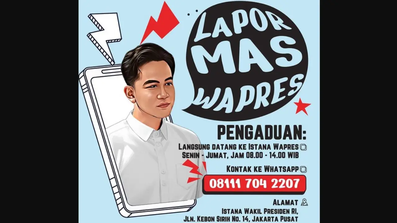 Wapres Gibran Rakabuming Raka mengumumkan akan membuka layanan pengaduan untuk masyarakat di Istana Wakil Presiden, Jakarta, mulai awal pekan hari ini, Senin (11/11/2024).