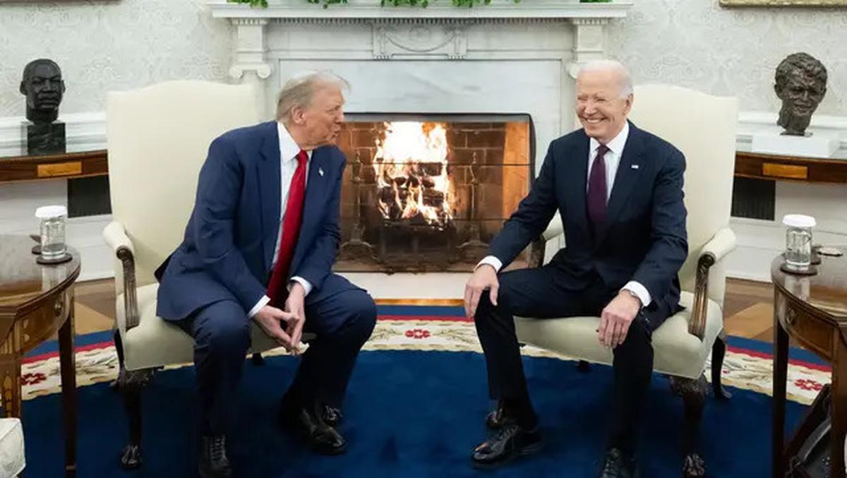 Peralihan Kekuasaan, Donald Trump Temui Joe Biden di Gedung Putih