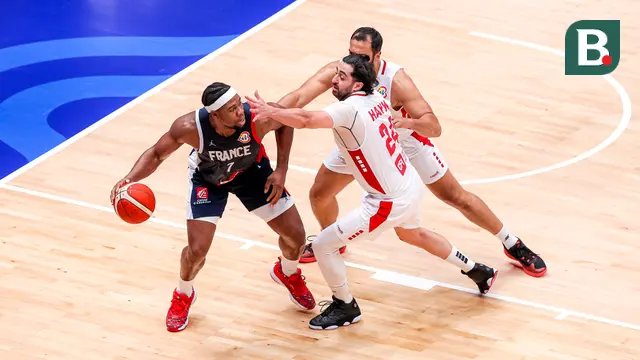 Timnas Basket Lebanon vs Prancis - Piala Dunia FIBA 2023