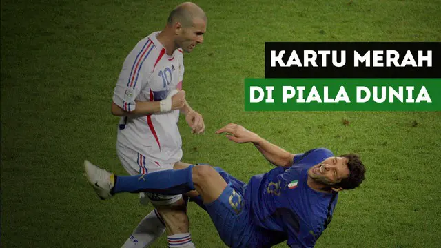 VIDEO: 5 Kartu Merah yang Menghebohkan di Piala Dunia