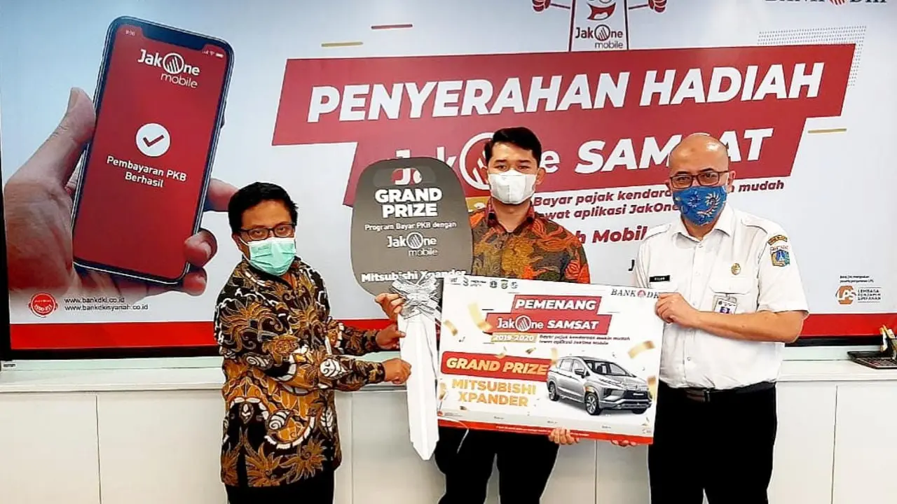 Bank DKI berikan hadiah grandprize Apresiasi Wajib Pajak Kendaraan Bermotor