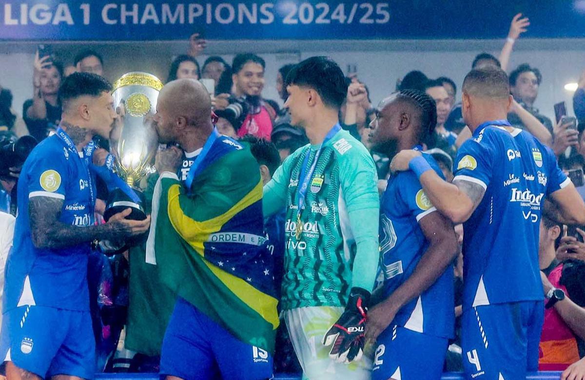 FOTO: Persib Bandung Juara Liga 1 BRI Musim 2024/2025