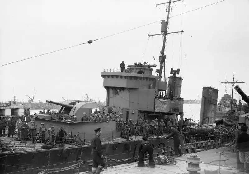 Evakuasi Dunkirk 1940 (Wikimedia Commons)