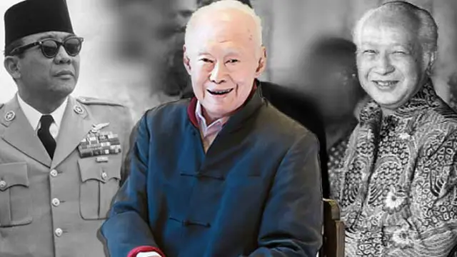 Potret Lee Kuan Yew, yang dikenal sebagai Perdana Menteri pertama pendiri Singapura merupakan keturunan dari Kongsi LanFang bersama Sukarno dan Soeharto (foto sumber: liputan6.com)