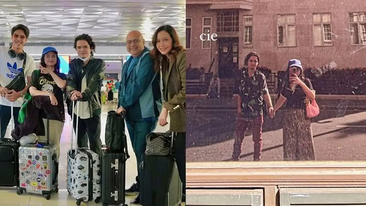 7 Potret Liburan Keluarga Maia Estianty ke London, Seru Ajak Calon Mantu