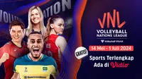 VNL Volleyball Nations League, 14 Mei - 1 Juli 2024. (Sumber: Dok. Vidio.com)