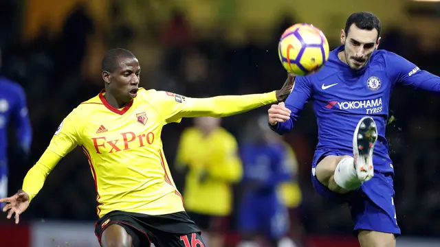 Diganjar Kartu Merah, Chelsea Kalah Telak Atas Watford