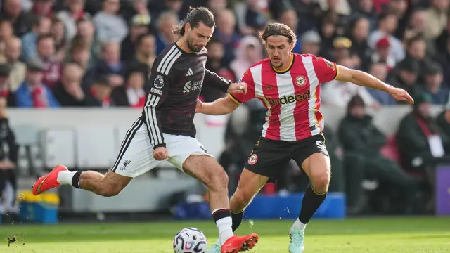 Dominik Szoboszlai, Brentford vs Liverpool
