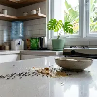 Cara Membasmi Semut Kecil di Dapur. (AI Generated)