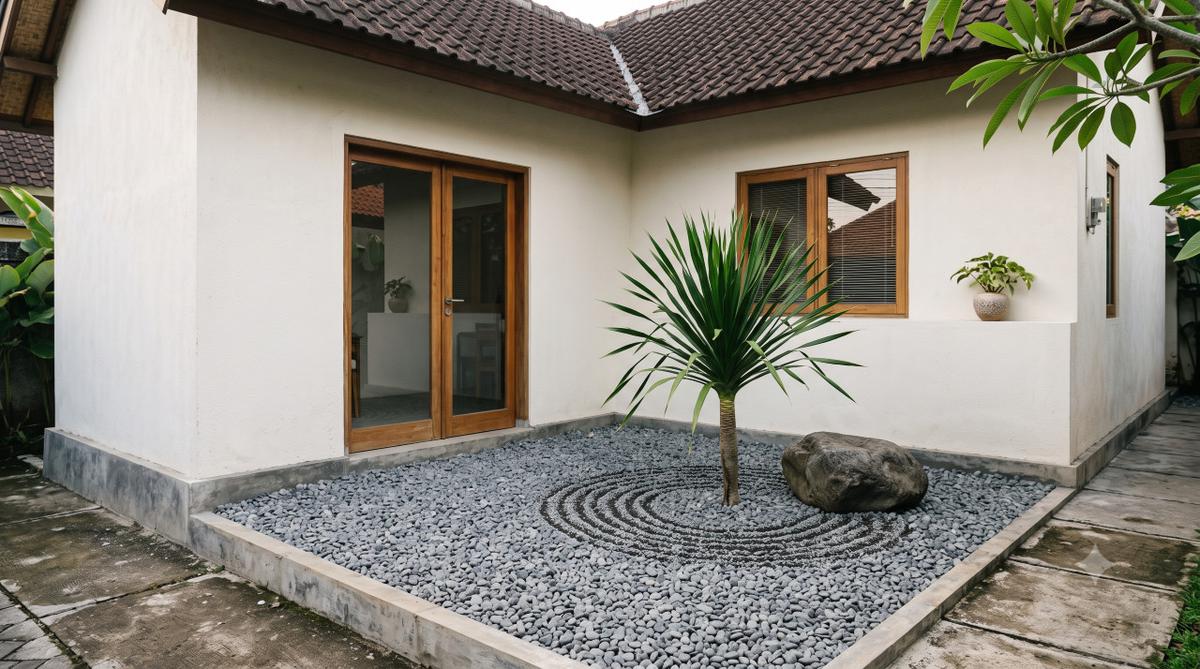 Gravel Garden untuk Sudut Rumah