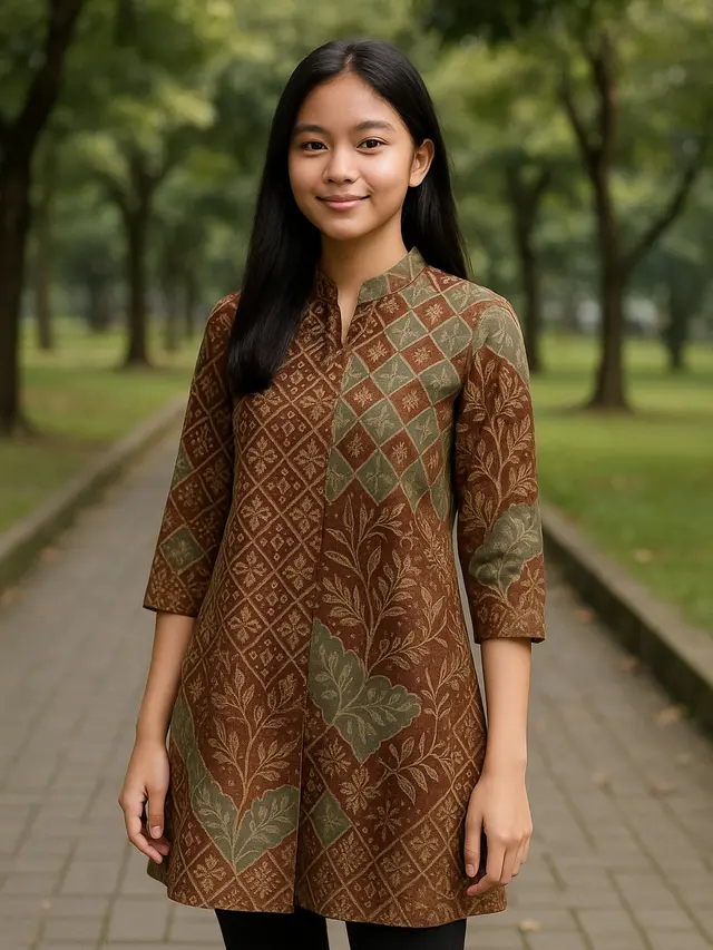 7 Model Baju Batik untuk Anak Perempuan hingga Dewasa, Cocok untuk Acara Keluarga