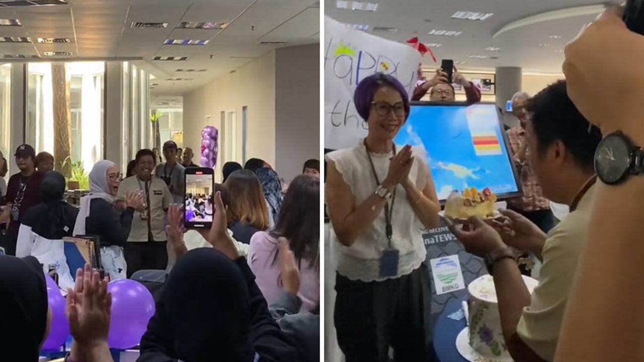 Rayakan Ulang Tahun di Kantor, Momen Atasan Berikan Potongan Kue Pertama Kepada OB Ini Viral, Sosoknya Curi Perhatian