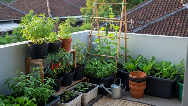 9 Model Kebun Mini yang Bikin Dapur Selalu Ada Sayur, Rumah Asri dan Hemat